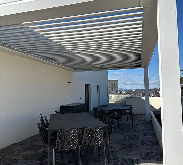 Pergola en appartement en étage