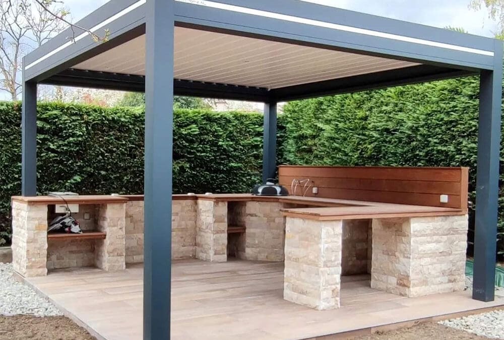 Pergola sur 4 pieds